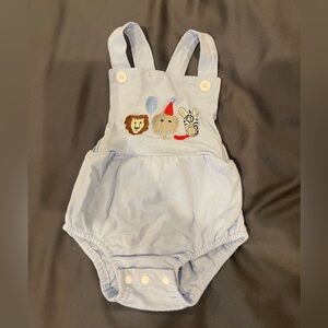 Light Blue Baby Romper - Party/ birthday.  Worn once